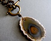Agate Slice Necklace