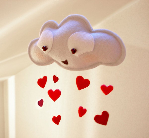 Lovellaby  - Rain cloud mobile-