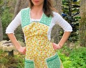 You Need Another Apron Apron -  Spring Cleaning  -   Vintage Everyday Housewife Apron - small to medium