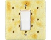 Saltine Cracker Square Decora Rocker Light Switch Plate Cover