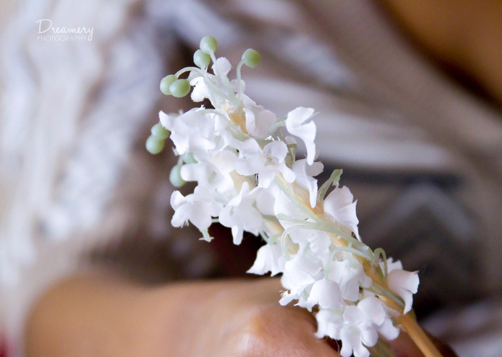Valley Lily Floral Hair Sticks