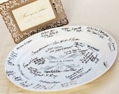 Guest Signature Platter Design