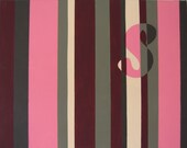 Personalized 4 Letter Word on Canvas - 11" x 14" (each canvas)