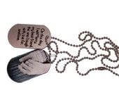 PERSONALIZED DOG TAGS- Great Gifts for Bride and Groom or Wedding Party-These Dog Tags Make Lasting Memories