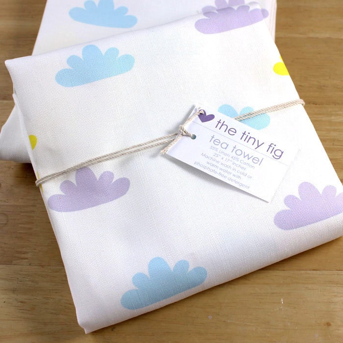 Cloudy Tea Towel