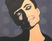 Audrey- Contemporary Acrylic Painting Print