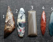 Designer Stone Cabochons- Choose Your Stone Sterling Silver Ring or Pendant