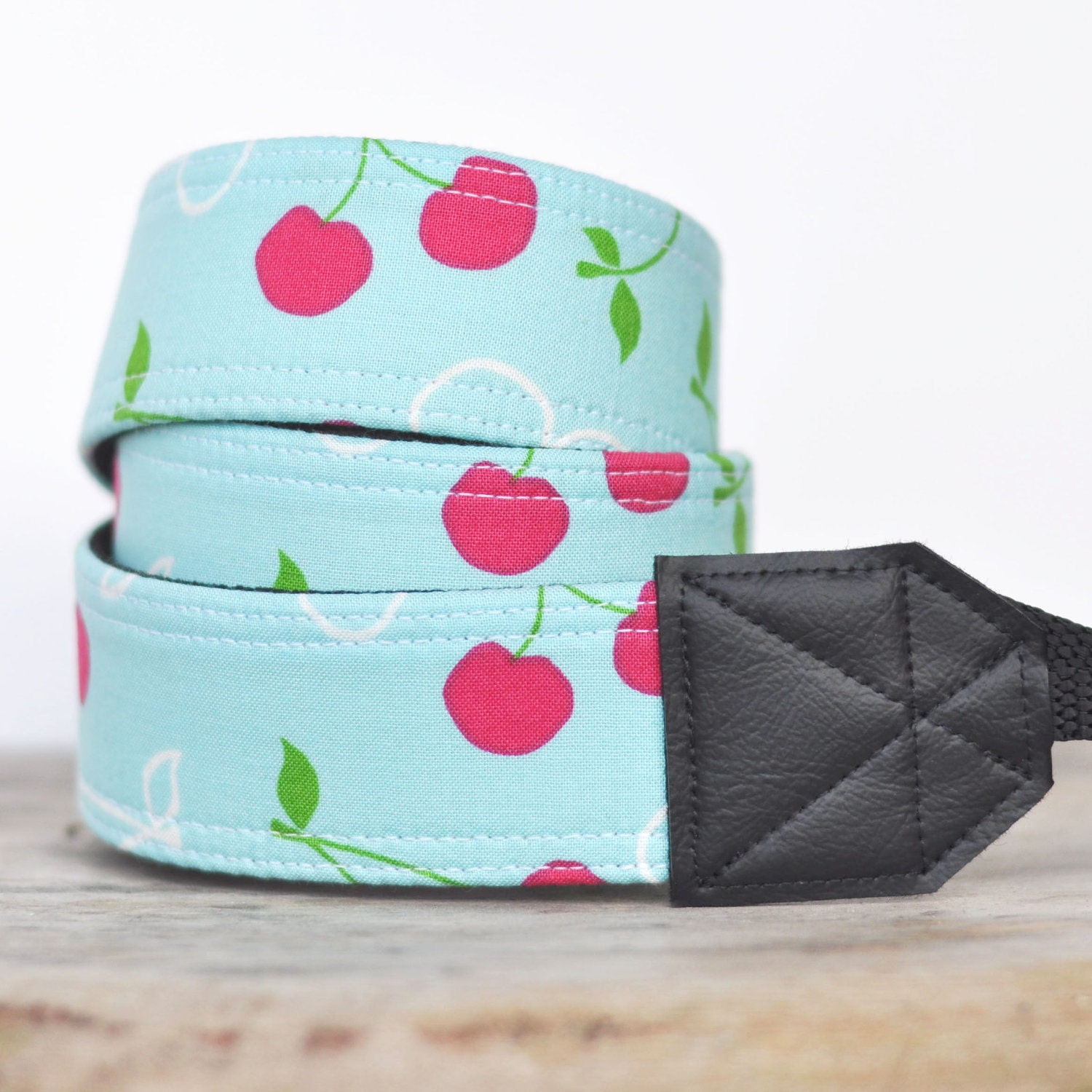 DSLR Camera Neck Strap - Cherries