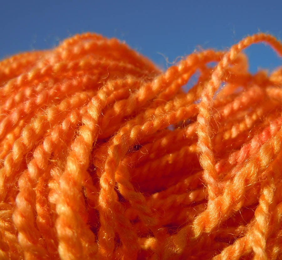 Weld Madder Naturally Dyed Handspun DK BFL Yarn 54g