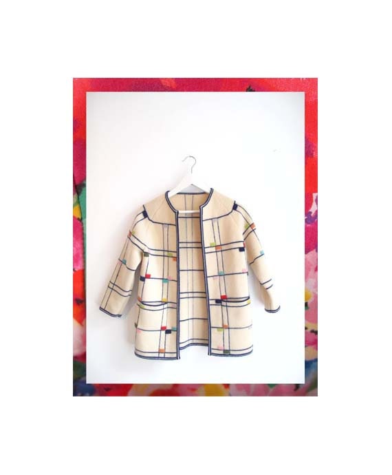 Vintage Mondrian style Sweater