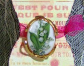 Vintage broach and earrings