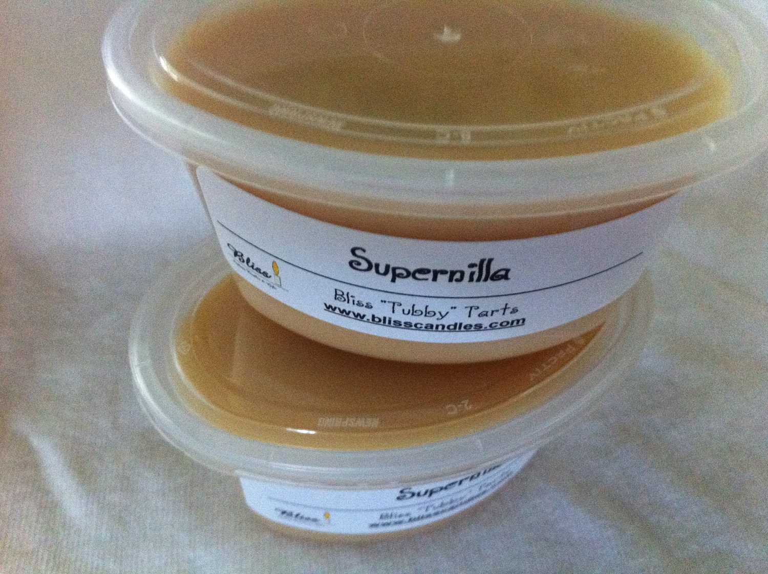SUPERNILLA - Two 2 oz Bliss Soy Tubby Tarts