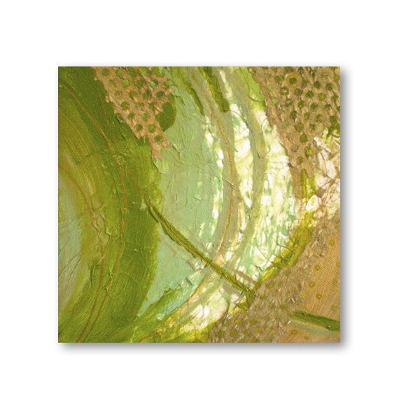 RAiNFOREST limited edition contemporary art print - modern interior design - home wall decor - green gold abstract - earthy