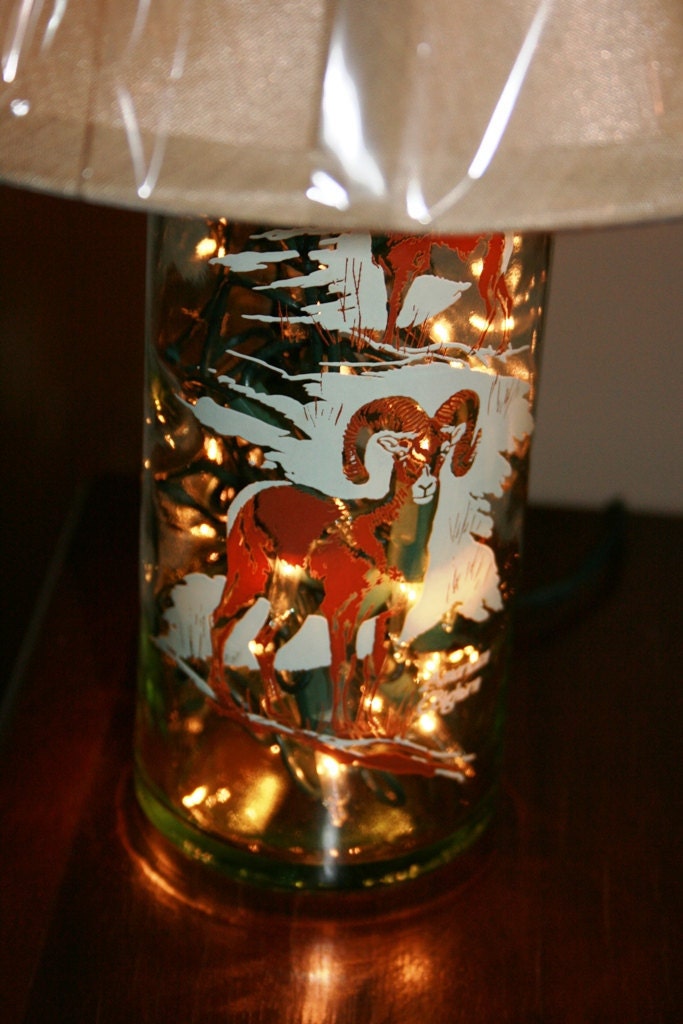 American Bighorn Old Fitzgerald Decanter Lamps