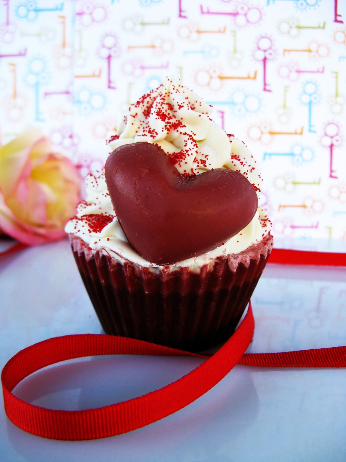 Red Velvet Cupcake Soap