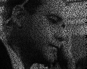 Jack Lemmon - 11x14 Typographical Portrait Fine Art Print