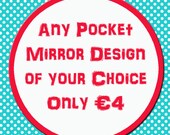 Any Pocket Mirror and Velvet Pounch