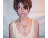 Full Circle Meets Golden Triangle Necklace