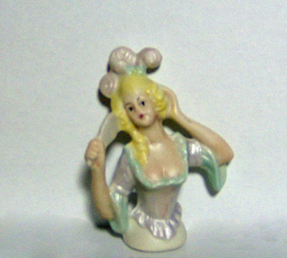 Half Doll Porcelain Marie style