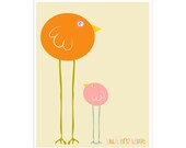 Little and Large 8x10 inch print by Finny and Zook