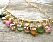 Hello Starling Tourmaline Gold Filled Necklace