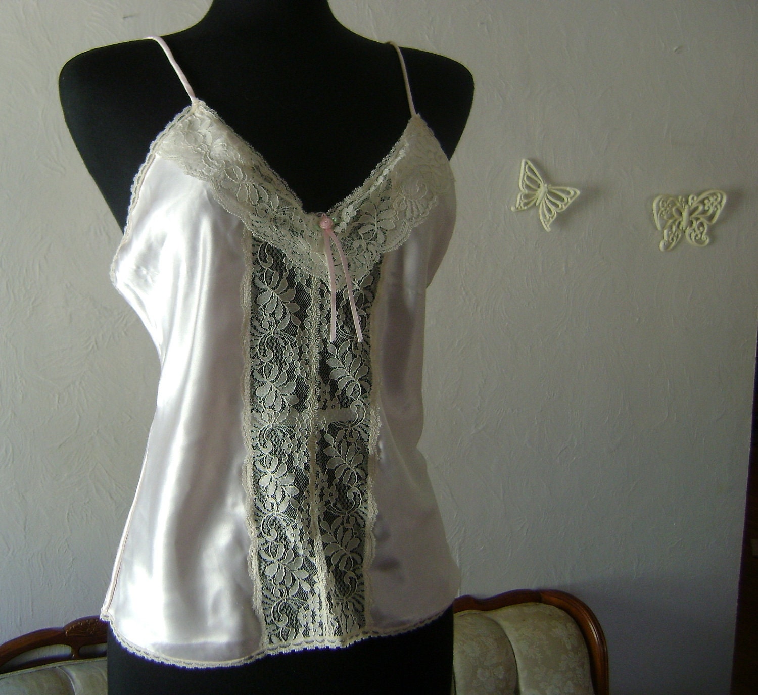 Pink and Chapagne Camisole size medium