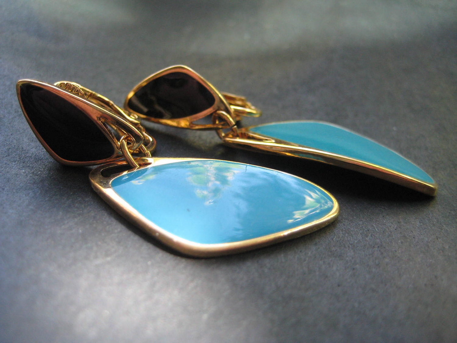 Vintage 80's Avon // Mondrian Inspired Earrings