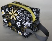 Yellow Hidden Hearts Piddly Bag