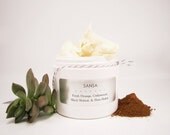 Cedarwood, Orange, & Black Walnut / Relieves Asthma Sufferers / Organic Body Butter - Vegan / Creamy Shea Butter Based / 4 oz. / SANSA