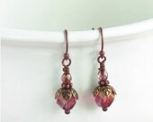 Blush Rose Bud Earrings Free Gift Wrap