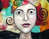 16 x 20, Original Painting, Mixed Media, Canvas, Contemporary