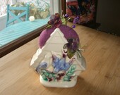 Vintage Bird House Pincushion
