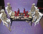 Miniature  Wicked Skeleton Spider Sting Cider Party