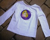 Personalized Disney Tangled Birthday Shirt with Embroidered Name and Birthday Number