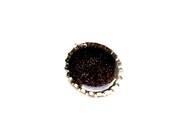 Copper Brown Bottlecap Pendant. Resin & Glitter Pendant by Everyday Bohemian.