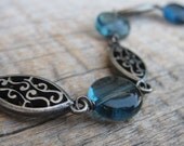 Love Spirits - Laka Bracelet ... Antique Dark Silver and Blue Flourite