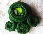 Magic Green Octopus Pendant