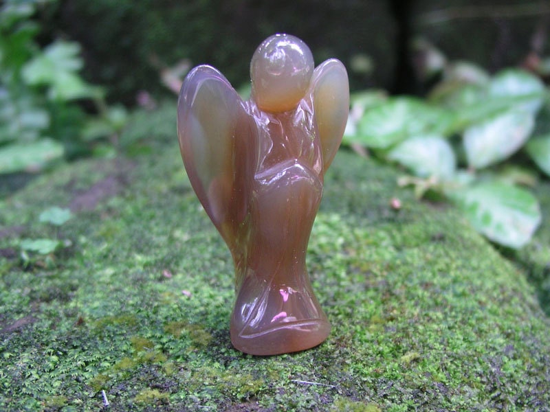 Carnelian Angel Gemstone Crystal