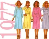 70s Ruffle Dress Vintage Pattern B36 McCalls 5888  UNCUT FF