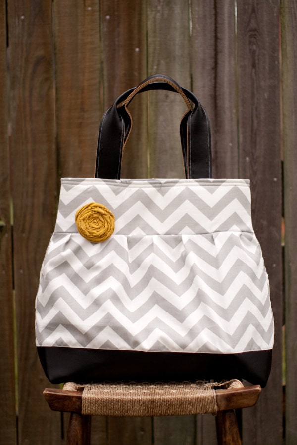 The Tamela Tote Chevron Zig Zag The Tamela Tote