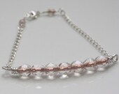 Carrie Bracelet Crystal copper lined Sterling Silver bracelet