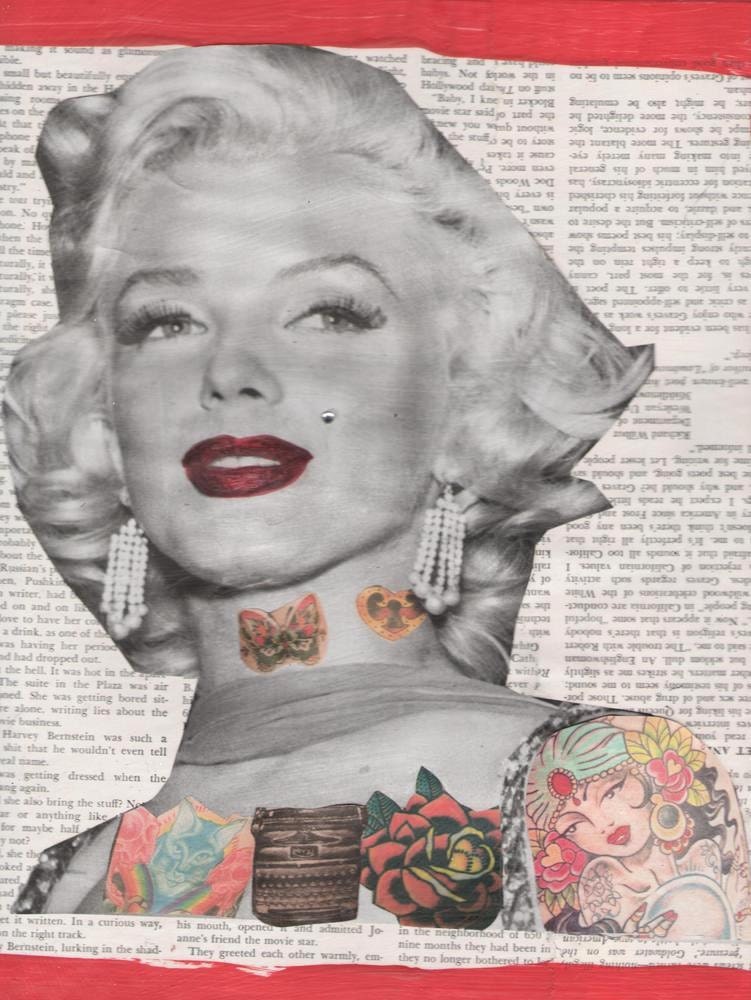 Tattooed Marilyn Monroe