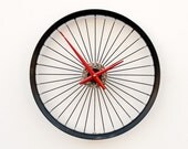 Recycled Bicycle Wheel clock