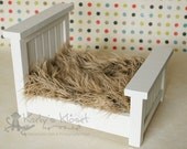 Curly Faux Fur Photography Prop - Tan
