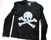 NEW Pirate Skull Long Sleeve Tshirt- Kids