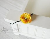 Yellow Ranunculus Flower Headband - Photography Prop