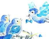 bird watercolor