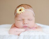 Yellow Daisy Flower Headband - Photography Prop