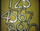 Instant Collection Metal Numbers Mixed Media Assemblage Artist