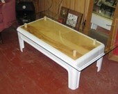 Cast Iron Stove Base Coffee Table